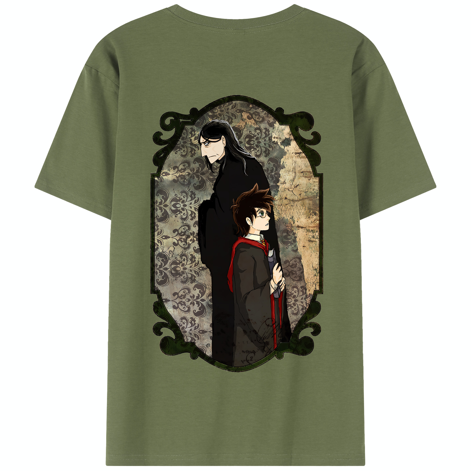（画像用） Harry Potter ハリー・ポッターシリーズ 綿100％半袖Tシャツ（背面プリント）